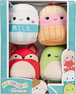 Micromallows SQMM0007 4 Pack Cupcake Multicolour